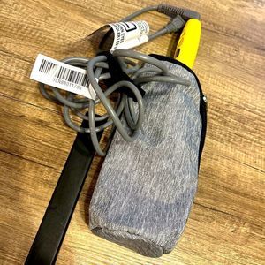 Gray insulated tool carrier (curling iron not included)